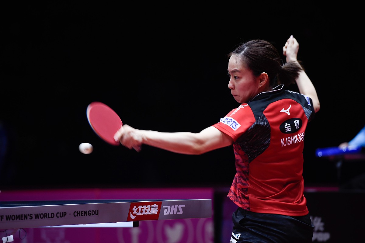 2018女乒世界杯三四名决赛:郑怡静vs石川佳纯