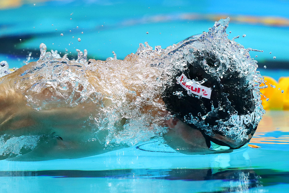 gwangju, south korea - july 21: jie chan of malaysia competes in