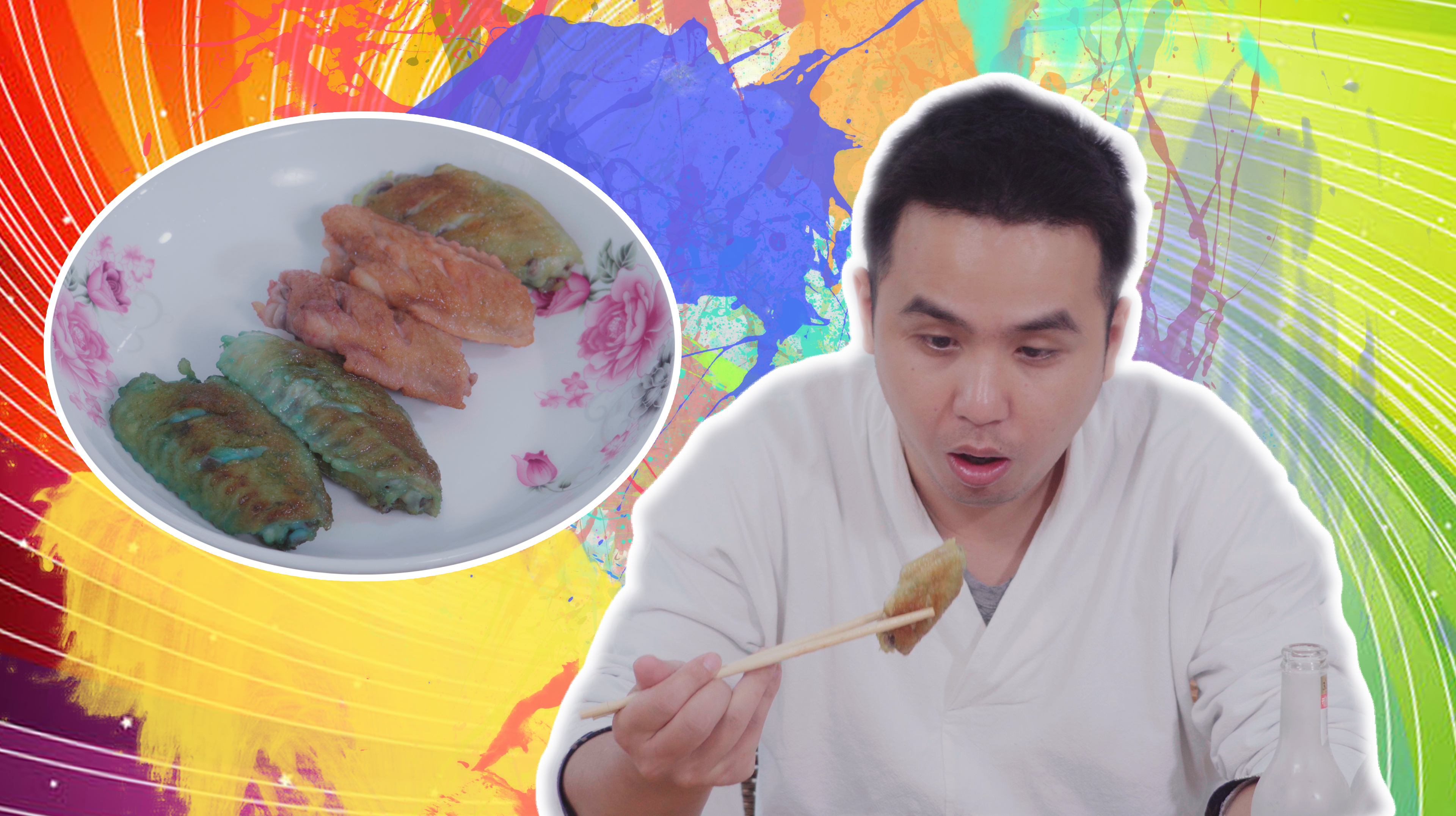 小伙用鸡尾酒煎鸡翅,会是什么味道?一般人都没吃过