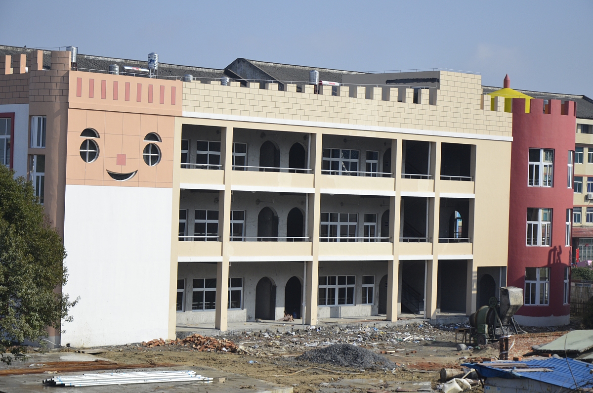 ***_***2016年2月27日,浙江温岭市城北街道琅岙村的一栋幼儿园大楼很