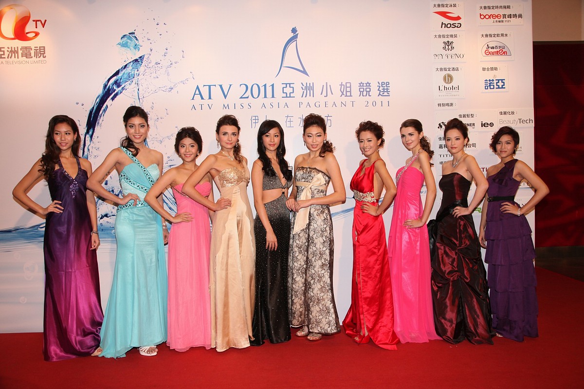 2011年12月29日,香港,2011亚洲小姐大中华总决赛举行.***_***+++_+++