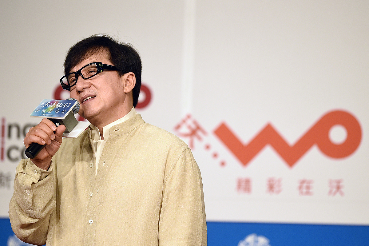 2014年4月17日,北京,第四届北京国际电影节:电影《天将雄狮》举行开机