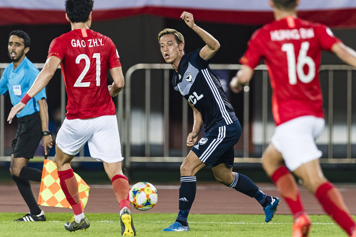 2019年4月10日,广东广州,2019亚冠小组赛f组,广州恒大淘宝4-0墨尔本胜