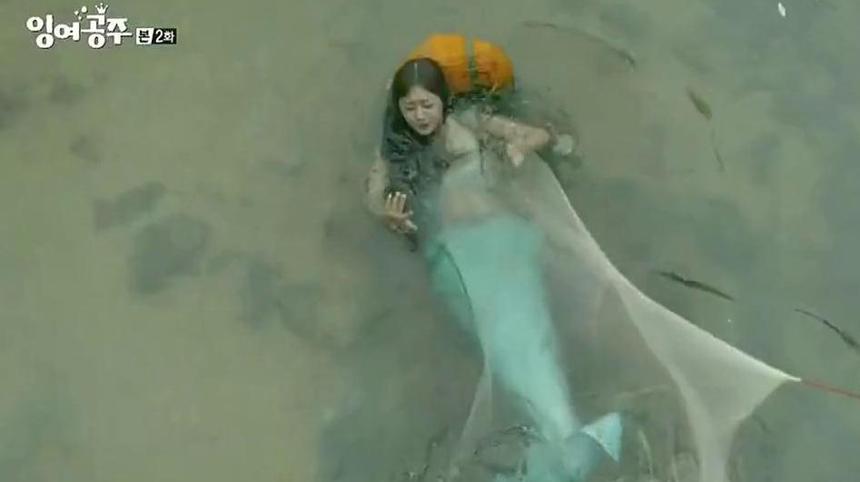 美人鱼公主被人类用渔网网住,惊险的一瞬间,奇迹出现了!