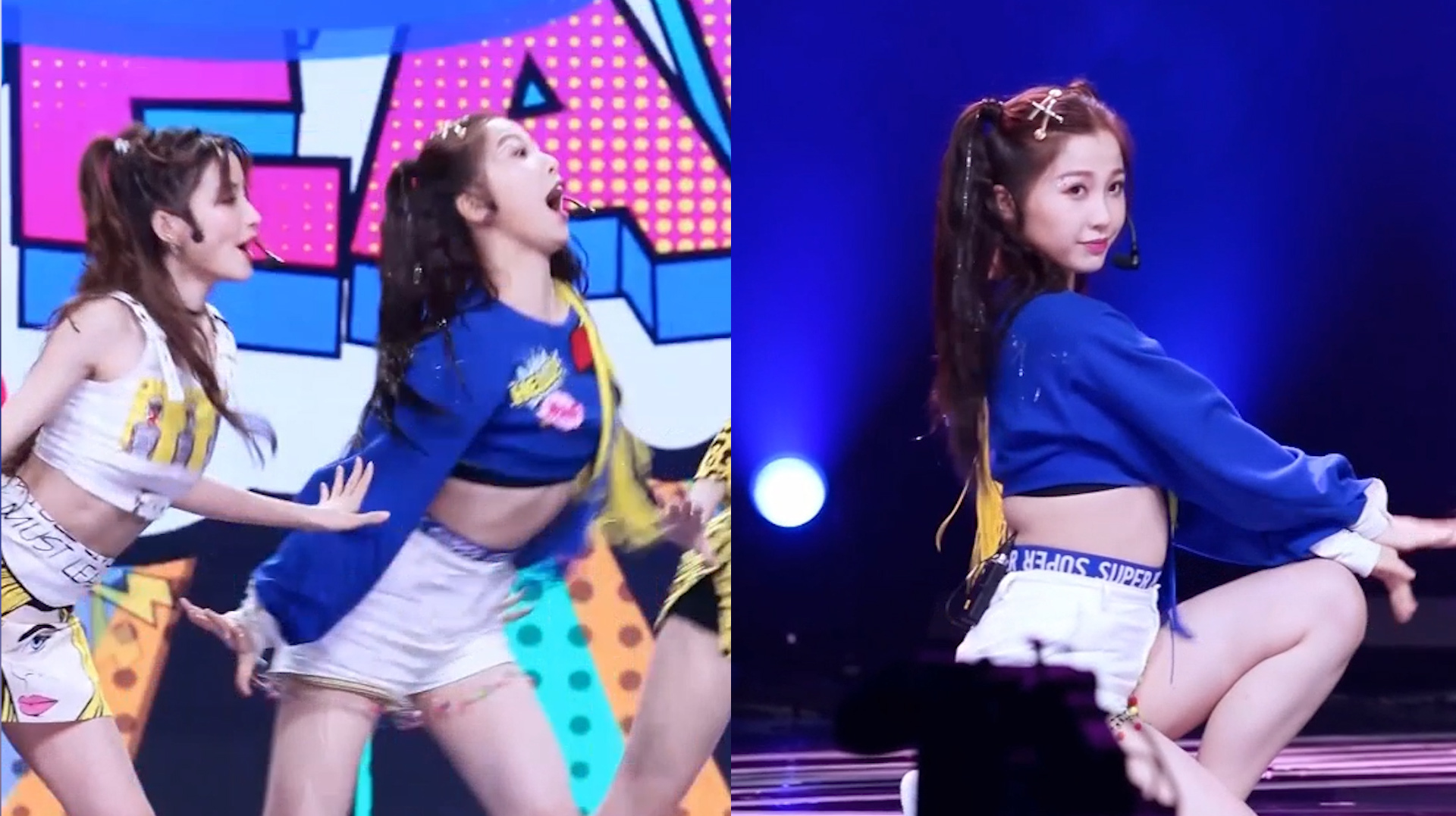 虞书欣演出再现“哇哦”表情包,完美融合舞蹈,腰上赘肉意外突显