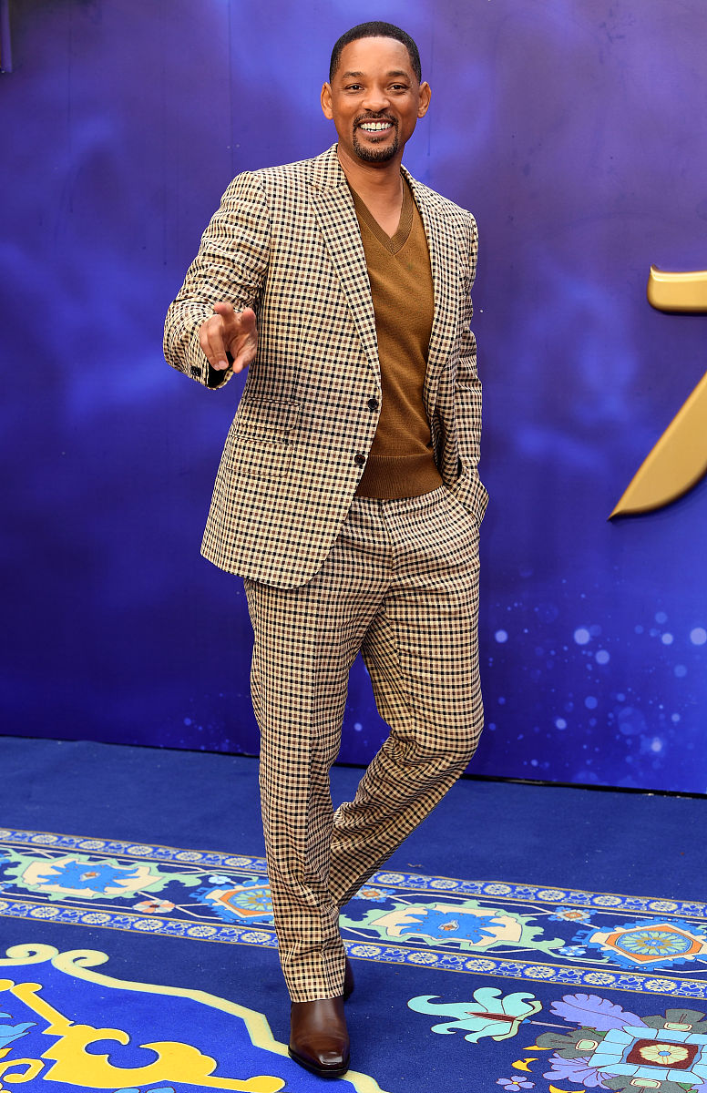 当地时间2019年5月9日,伦敦,电影《阿拉丁》(aladdin )首映式.aladdin