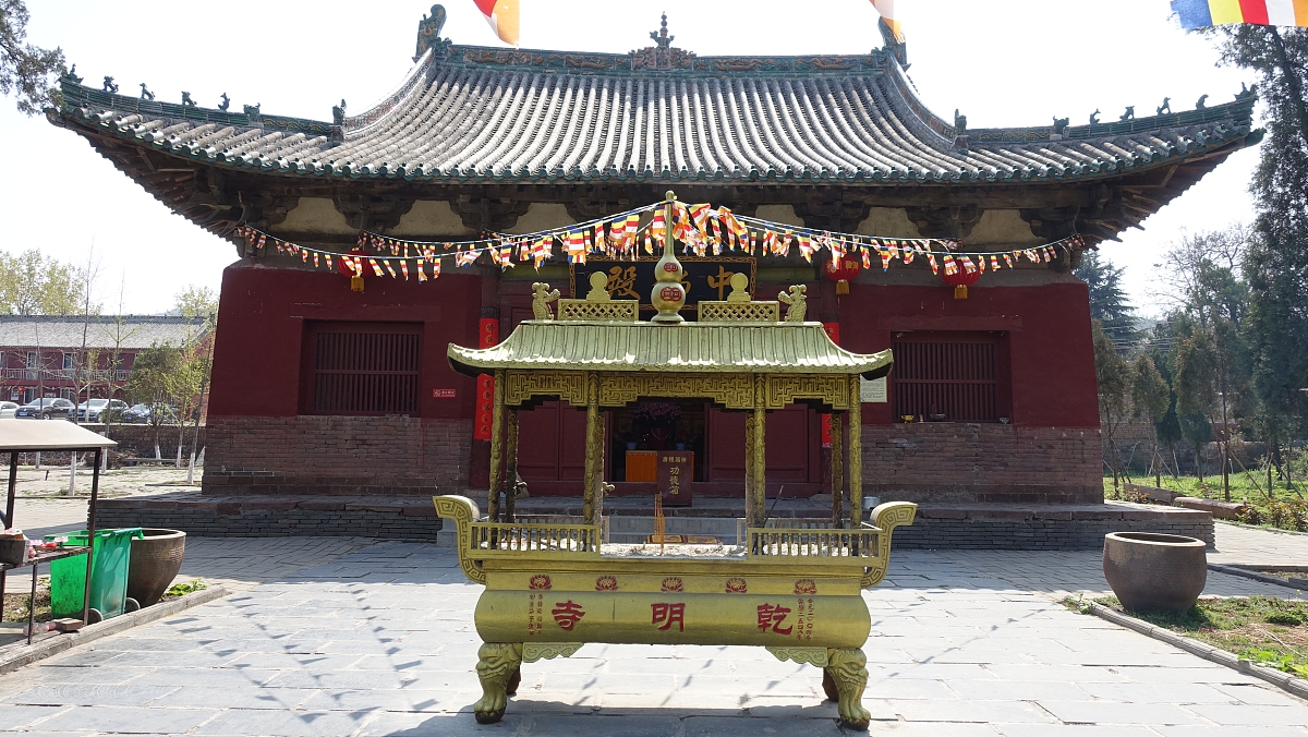 ***_***2018年3月30日,河南襄城,全国重点文物保护单位乾明寺局部.
