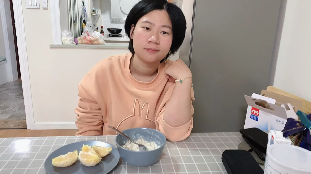 妊娠期糖尿病孕妈的早饭,很特别像减肥餐。贵在坚持