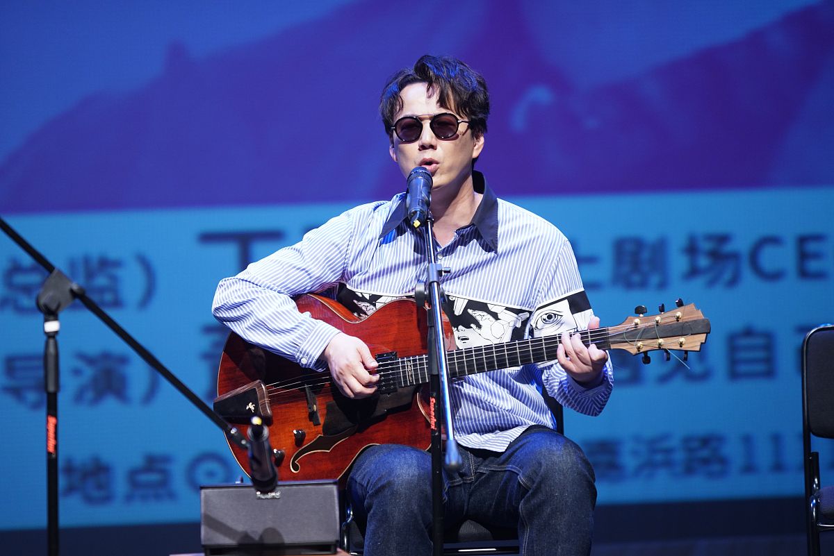 2019年8月6日,上海,自传式音乐话剧《遇见自己》在上剧场举行发布会.