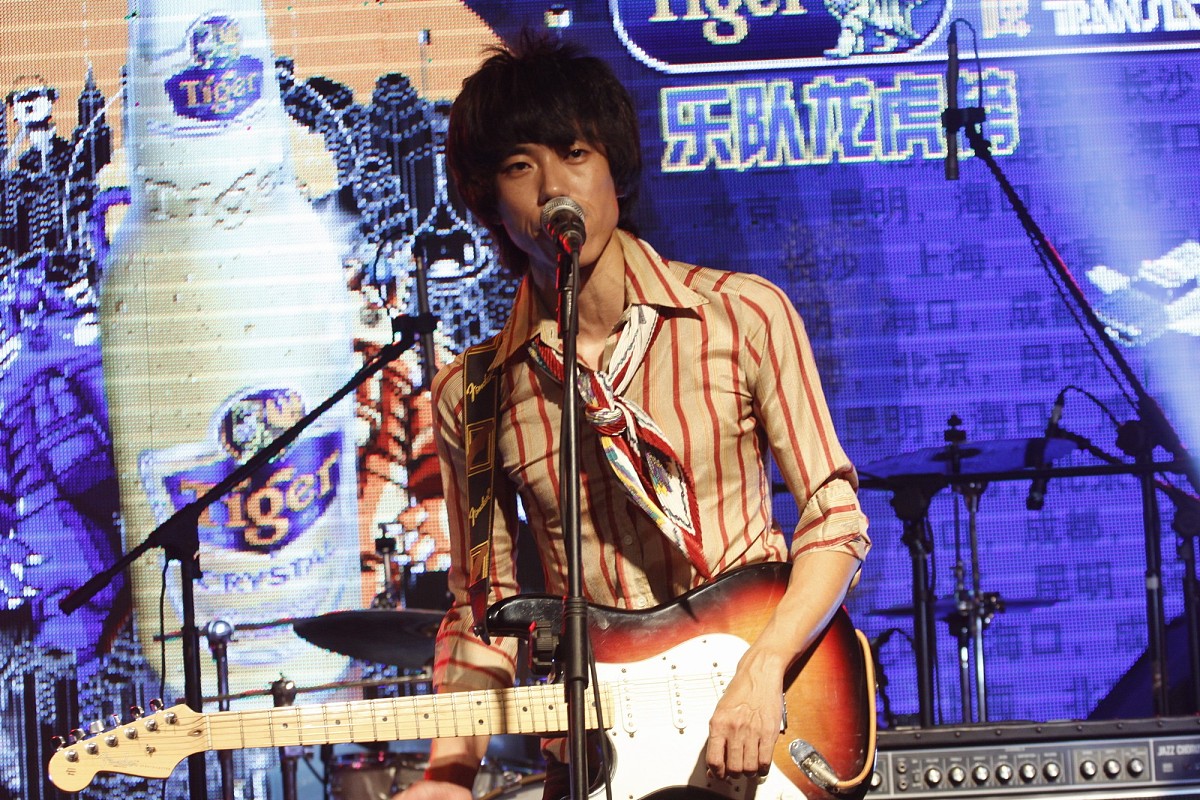 2011年7月31日,北京,由某牌子啤酒主办的"虎啤跨艺界乐队龙虎榜"第二