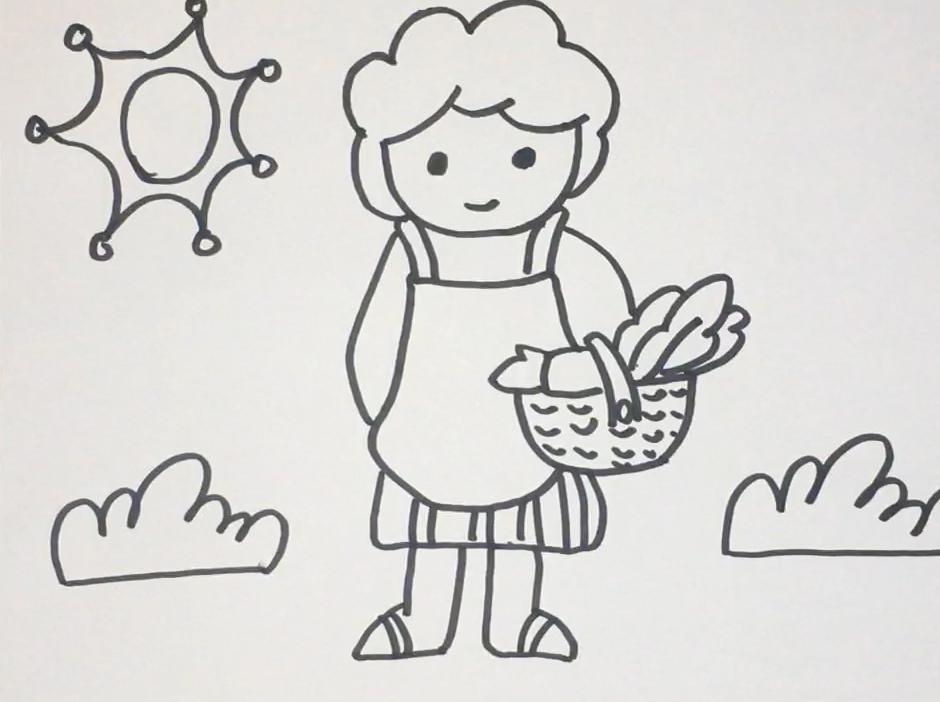 简笔画妈妈 简单好学