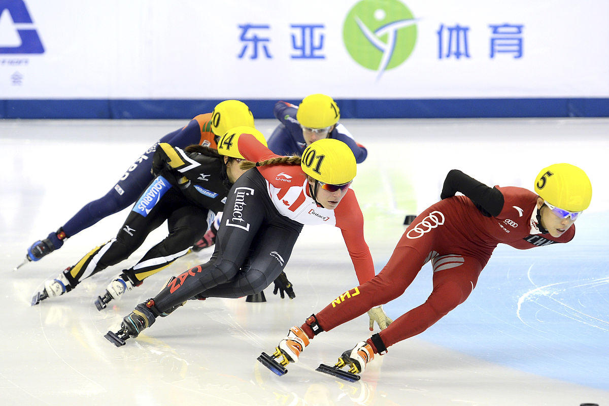 2015年12月12日,上海市,15/16短道速滑世界杯上海站首日赛况.