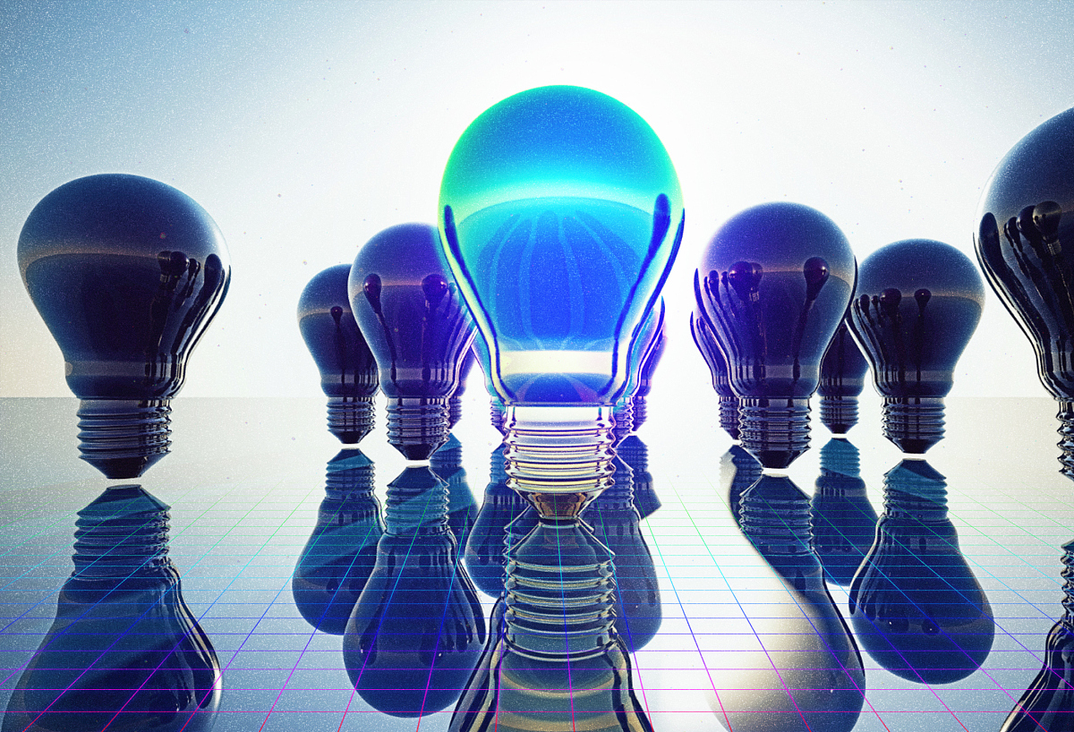new idea lamp competition 80's style