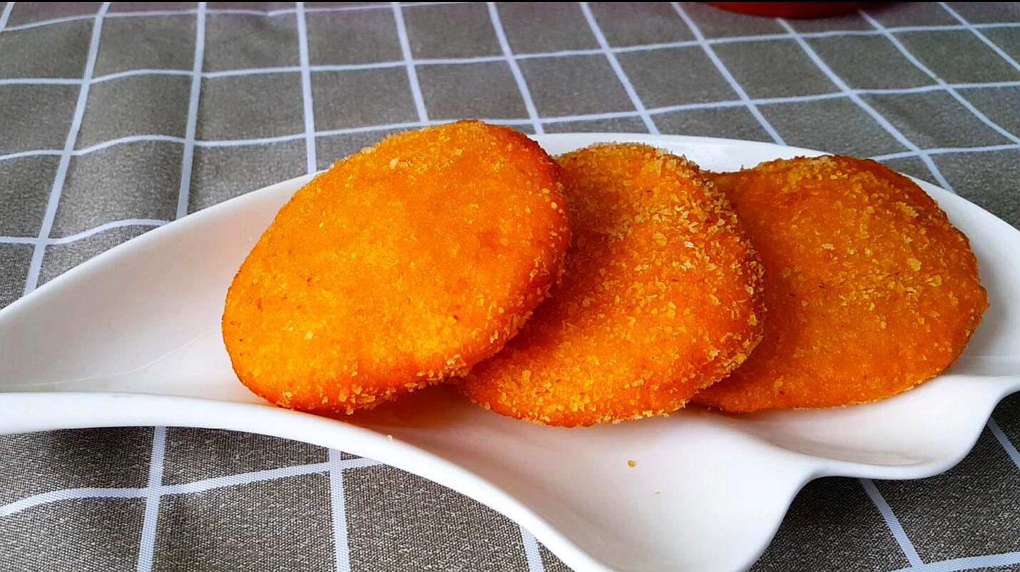 老丈人传授我的南瓜饼做法,外酥里嫩香甜软糯,孩子吃了1个又1个