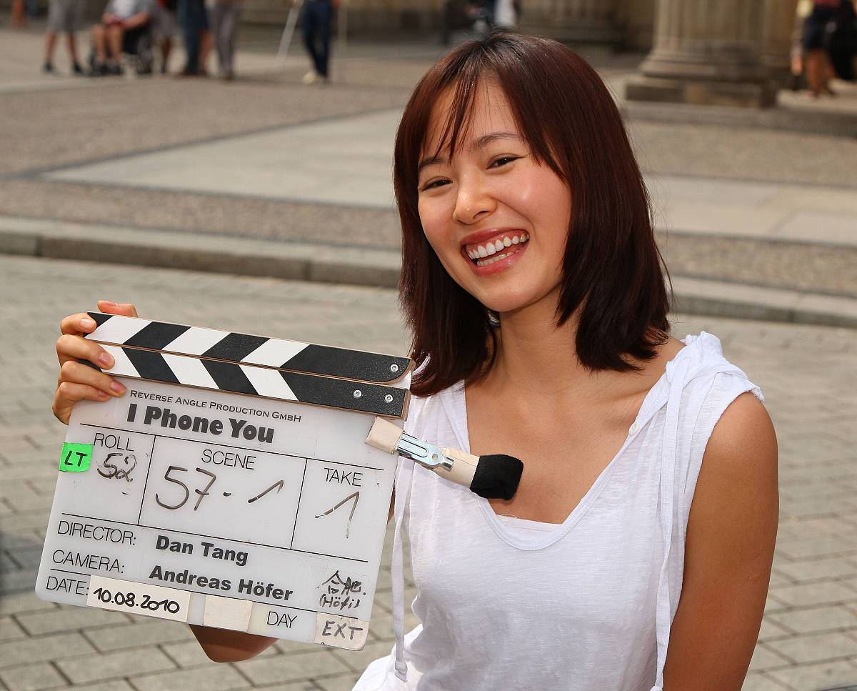 2010年8月11日讯,柏林,中德首部合拍电影《i phone you》当地时间8月1
