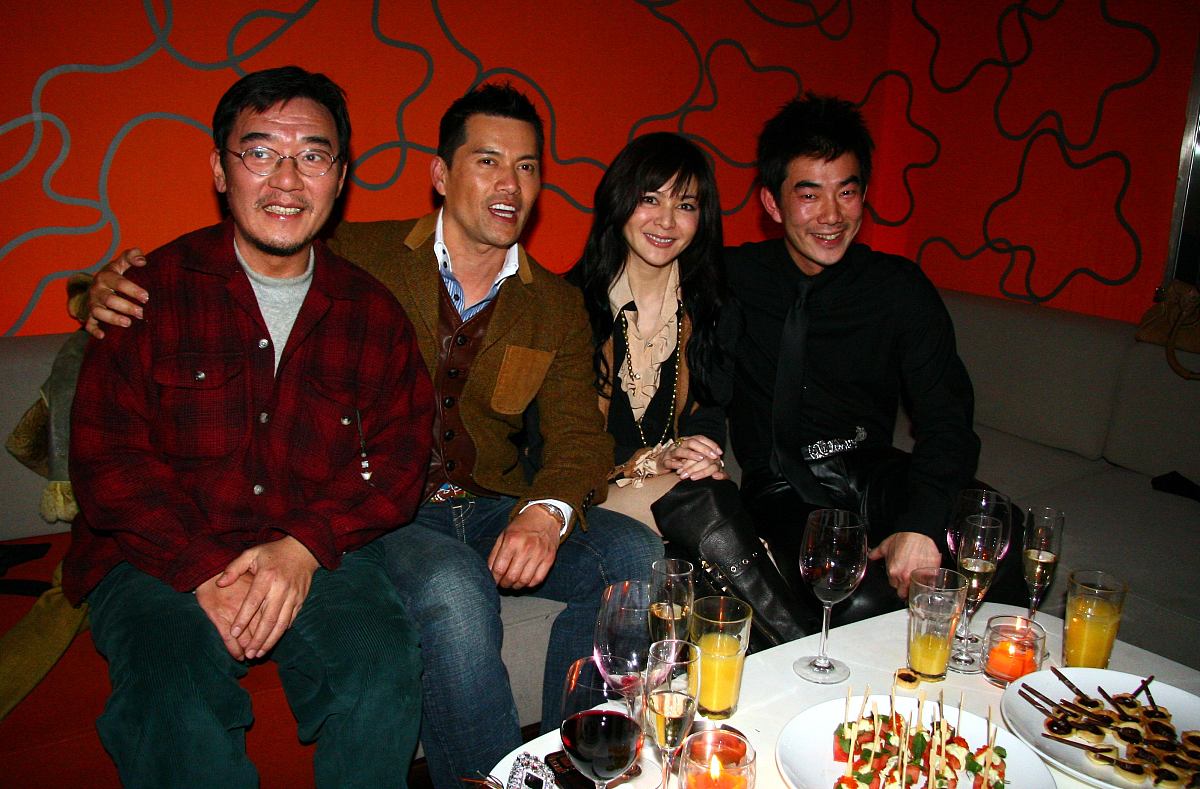 2007年1月15日,上海,吕良伟现身刘嘉玲的muse酒吧,庆祝自己的媒体公司