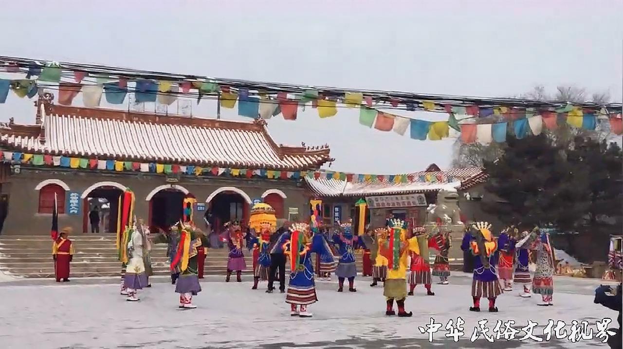 内蒙古通辽蒙古族查玛舞,这种古老舞蹈已盛行一千多年,有见过吗