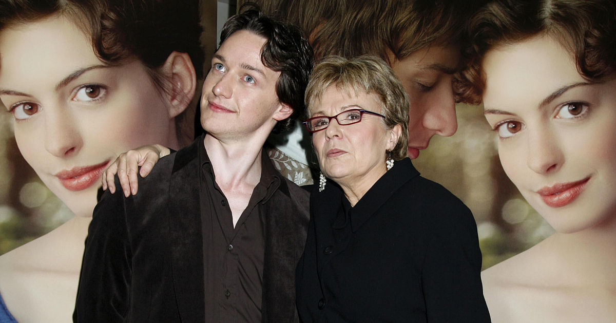 julie walters and james mcavoy arrive for the premiere of becomi