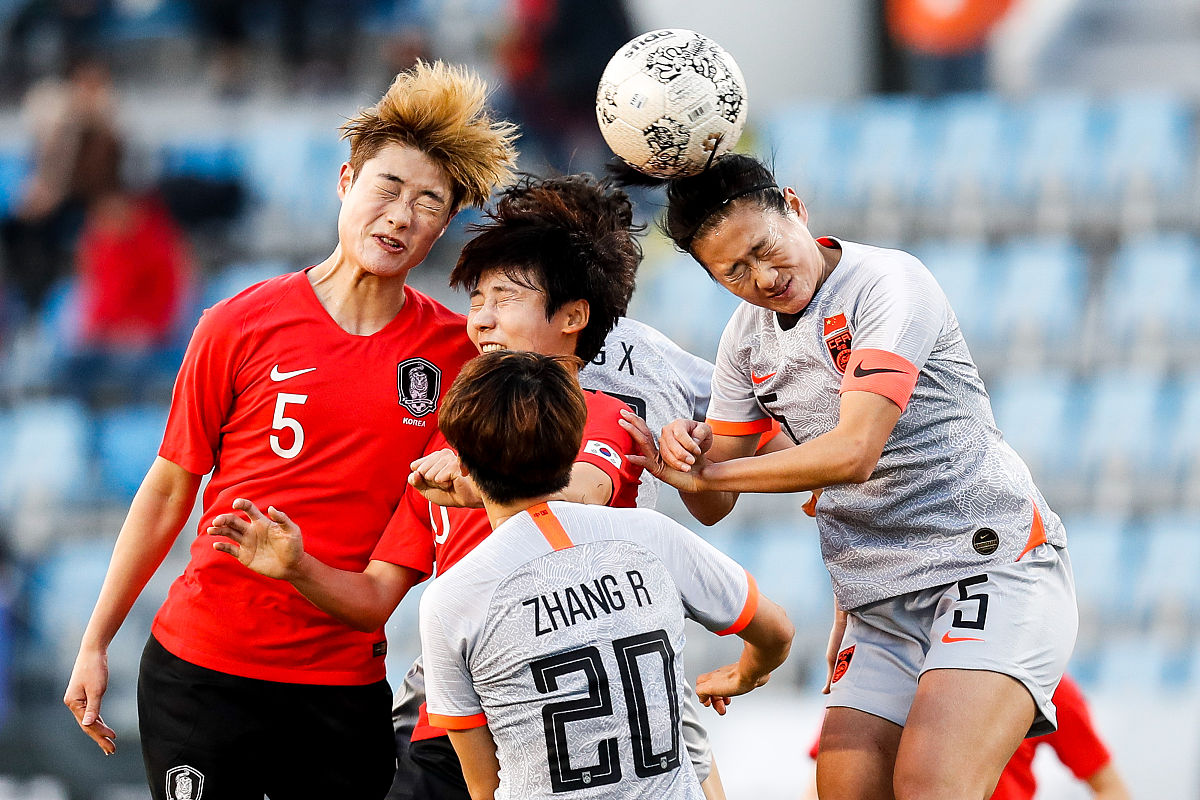 2019年12月10日,韩国釜山,2019东亚杯,韩国女足vs中国女足.