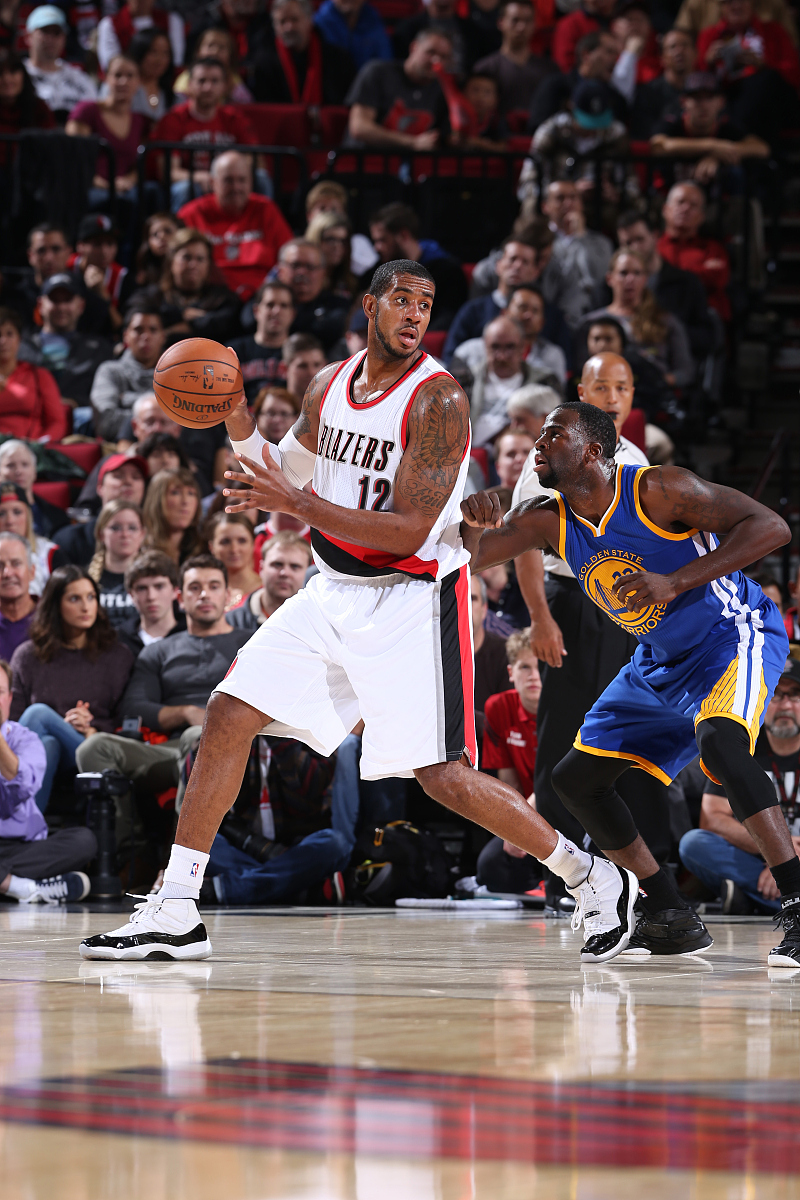 2014年11月2日,美国波特兰,14/15nba常规赛,波特兰开拓者vs金州勇士.*