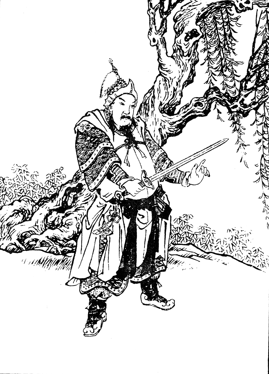 '名师大将莫自牢，千军万马避白袍'中的白袍指的是谁？