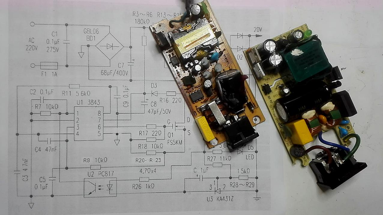 [图]笔记本适配器电源电路分析,掌握了其原理,小问题自己可以解决