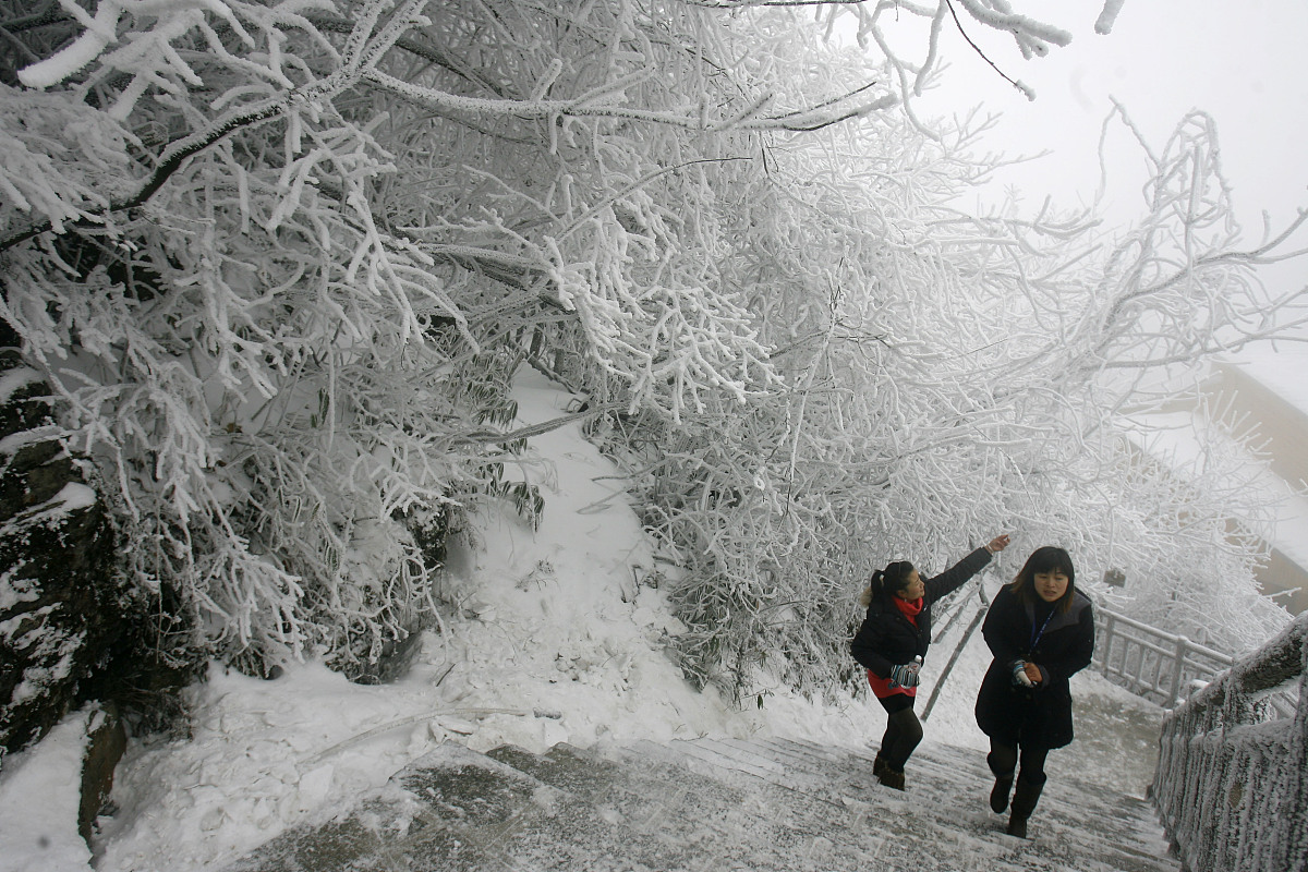 ***_***(湖北武汉媒体严禁下载)2011年1月3日,新年首场大雪过后,张家