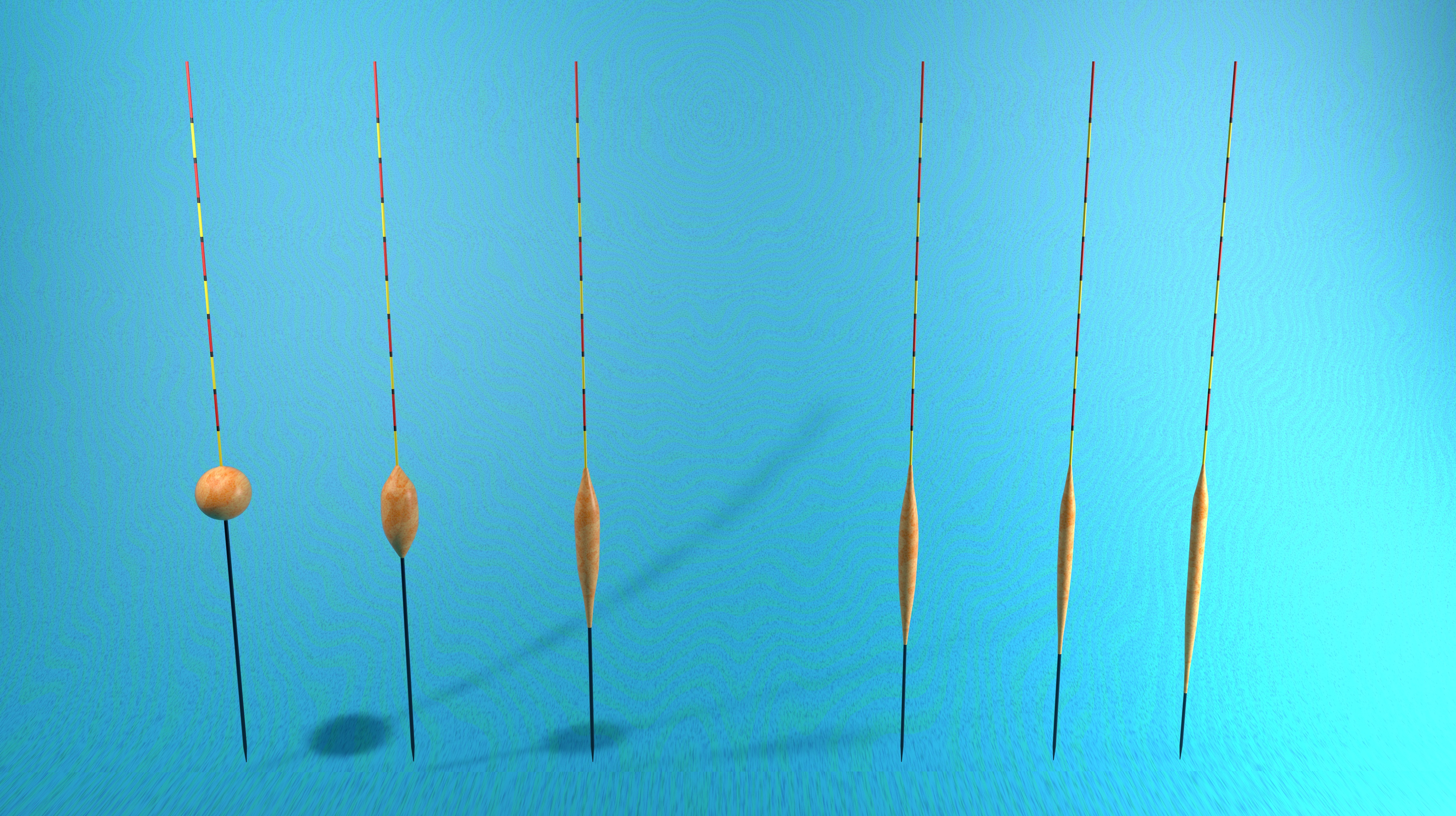 常见浮漂种类介绍,浮漂是钓鱼的眼睛,垂钓得先学会选对眼!