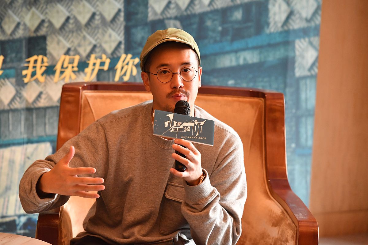 2019年10月28日,郑州,电影《少年的你》主创接受采访.曾国祥