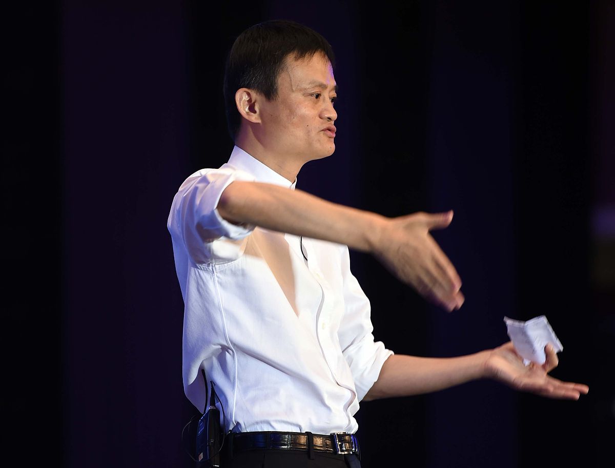 2015年5月20日,全球女性创业者大会在杭州举办,马云演讲.
