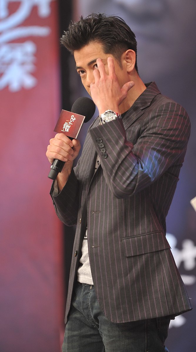 2011年3月28日,北京,电影《b+侦探》发布会举行.***_***郭富城 +++_++