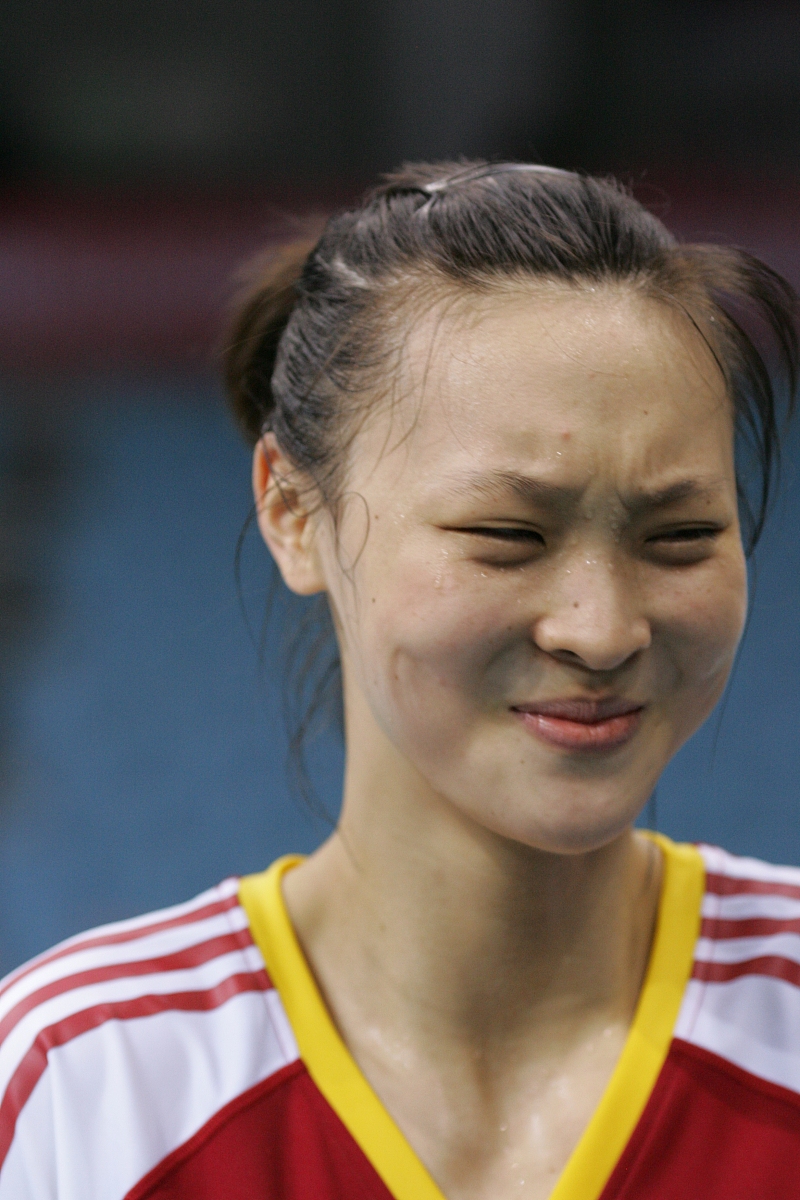 2011年5月28日,浙江舟山,2011中国国际女排精英赛舟山站,中国3-0多米