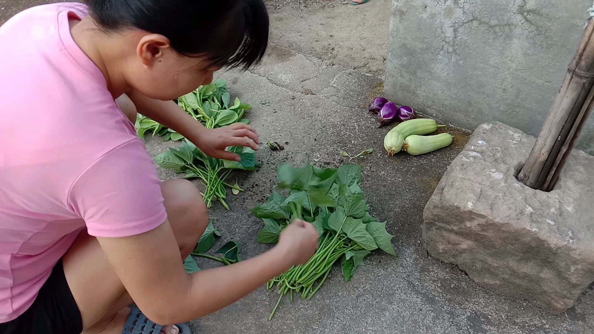 家里的蔬菜吃不完,这就是真实的农村生活