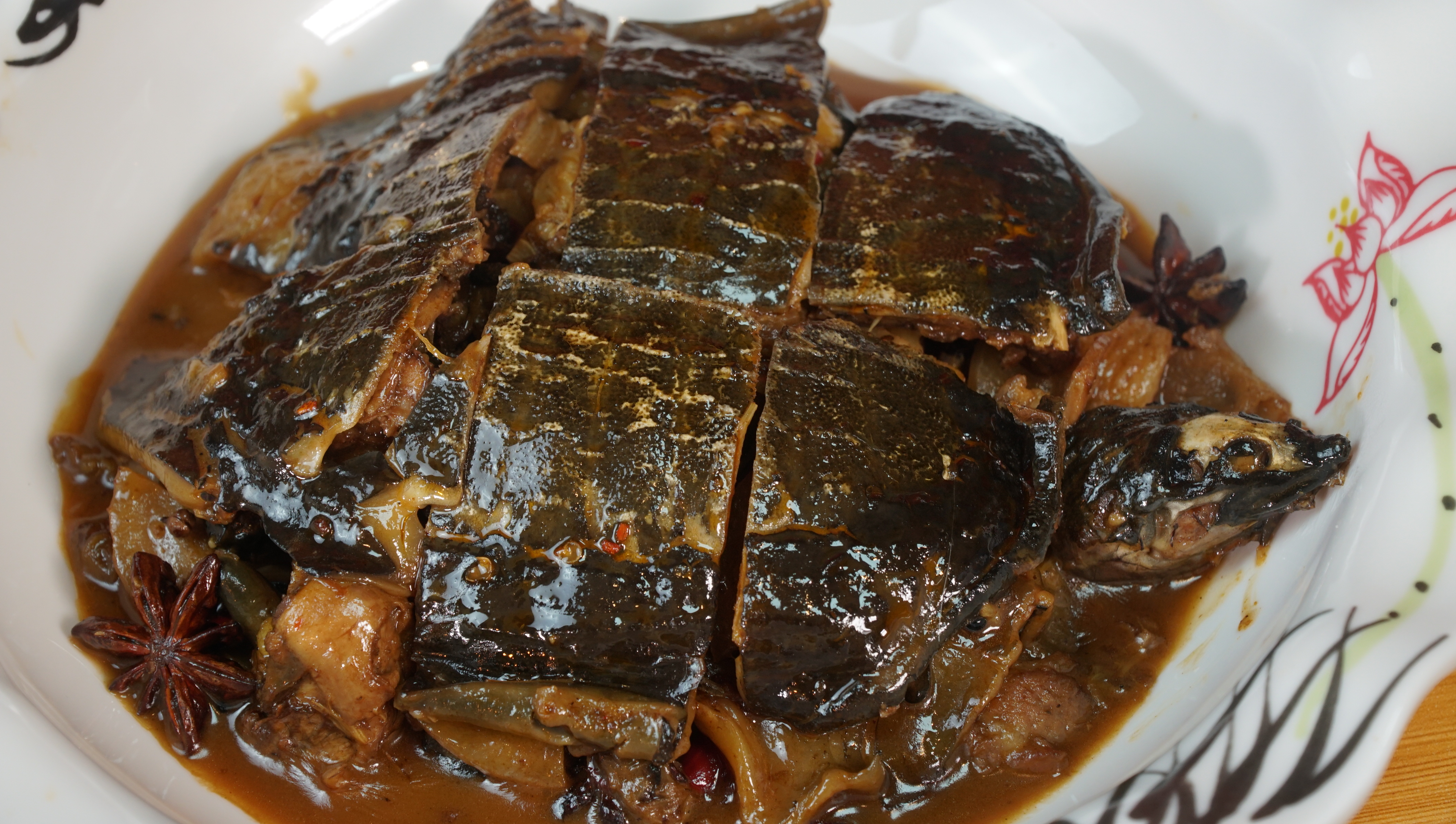 厨师长教你做河南名菜红焖甲鱼,配方步骤全告诉你,高营养的佳品