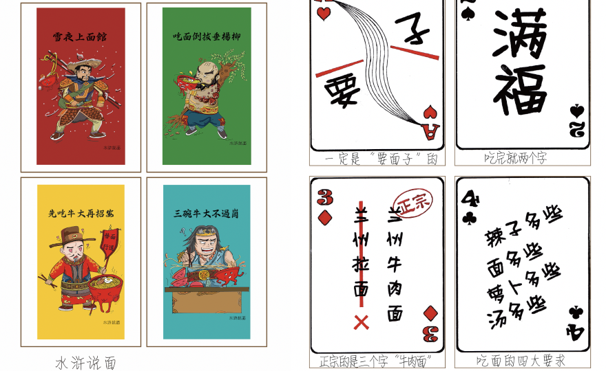 吃面拔倒垂杨柳!兰州大学生手绘创意牛肉面走红