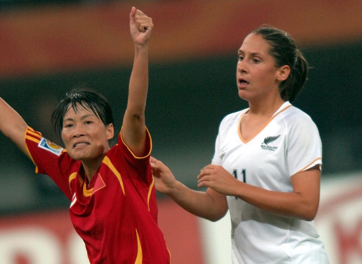2007年9月20日,中国天津,2007女足世界杯d组比赛,中国国家女子足球队2