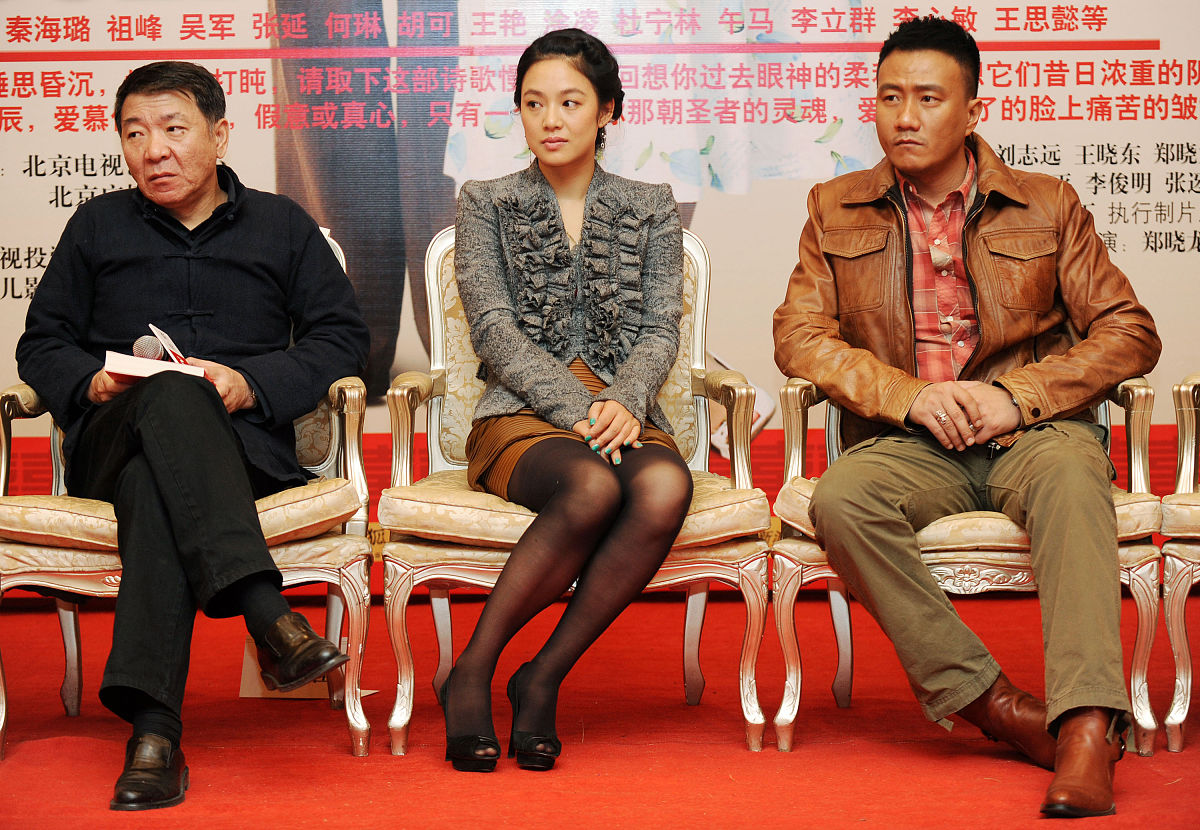 2010年11月24日,北京,电视剧《金婚2》举行发布会.郑晓龙 周韵 胡军++