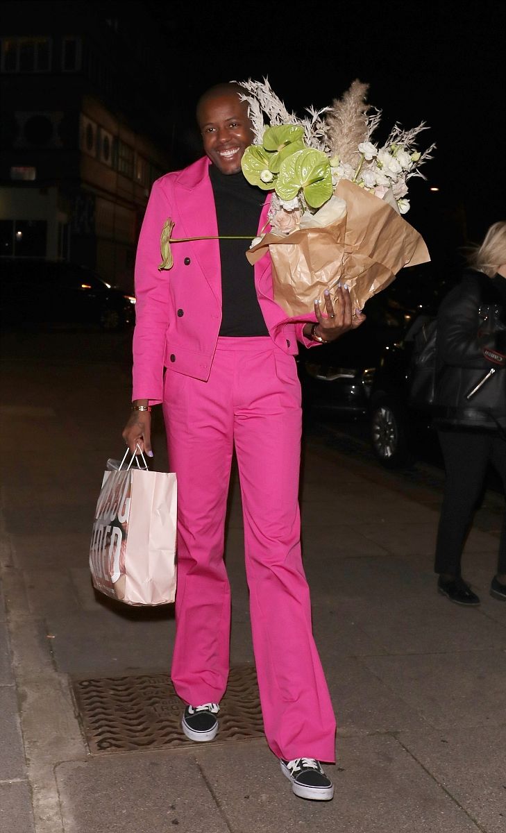 当地时间2019年12月3日,英国伦敦,明星参加vas j morgan 的生日派对.b