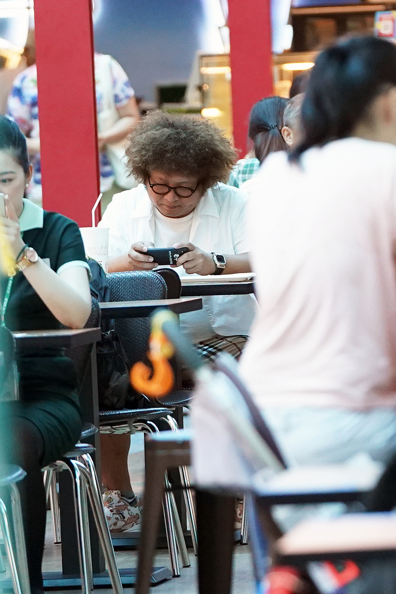 2018年8月7日讯,台北,近日,搞笑艺人纳豆现身机场.***_***纳豆