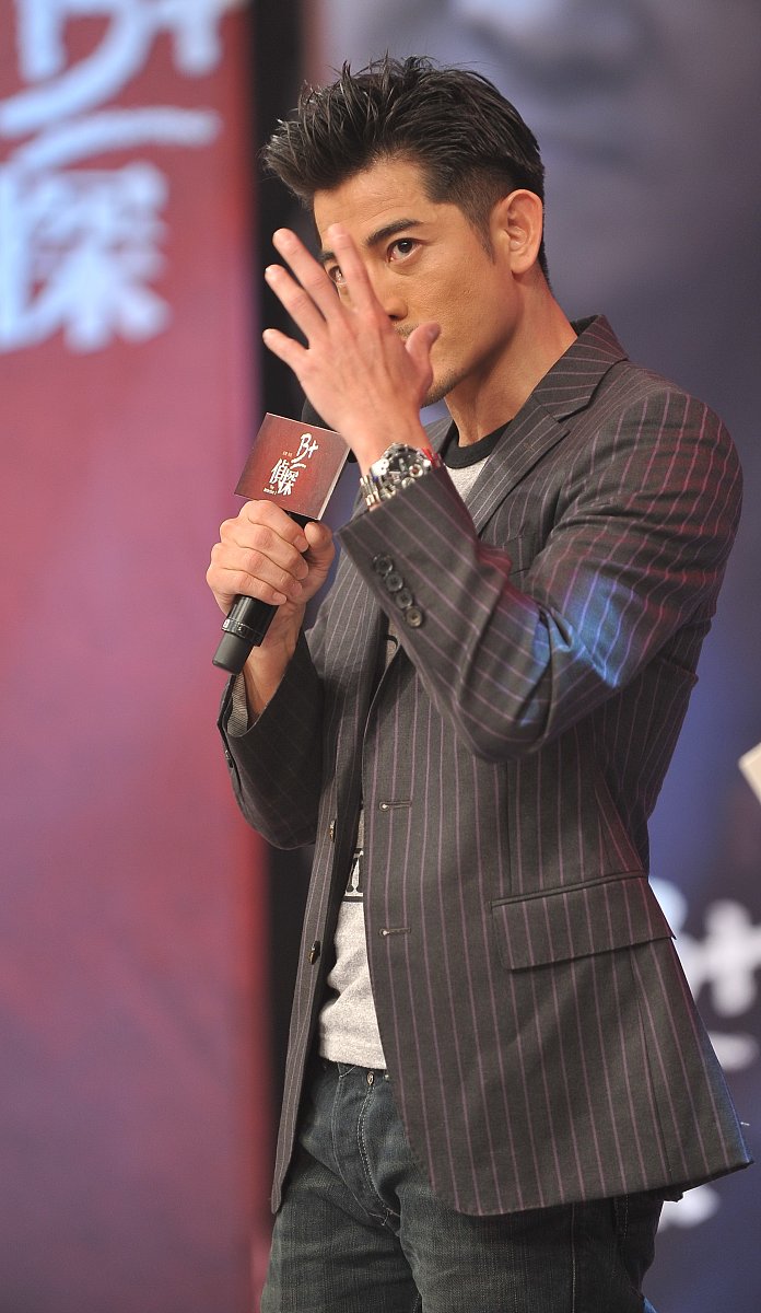 2011年3月28日,北京,电影《b+侦探》发布会举行.***_***郭富城 +++_++