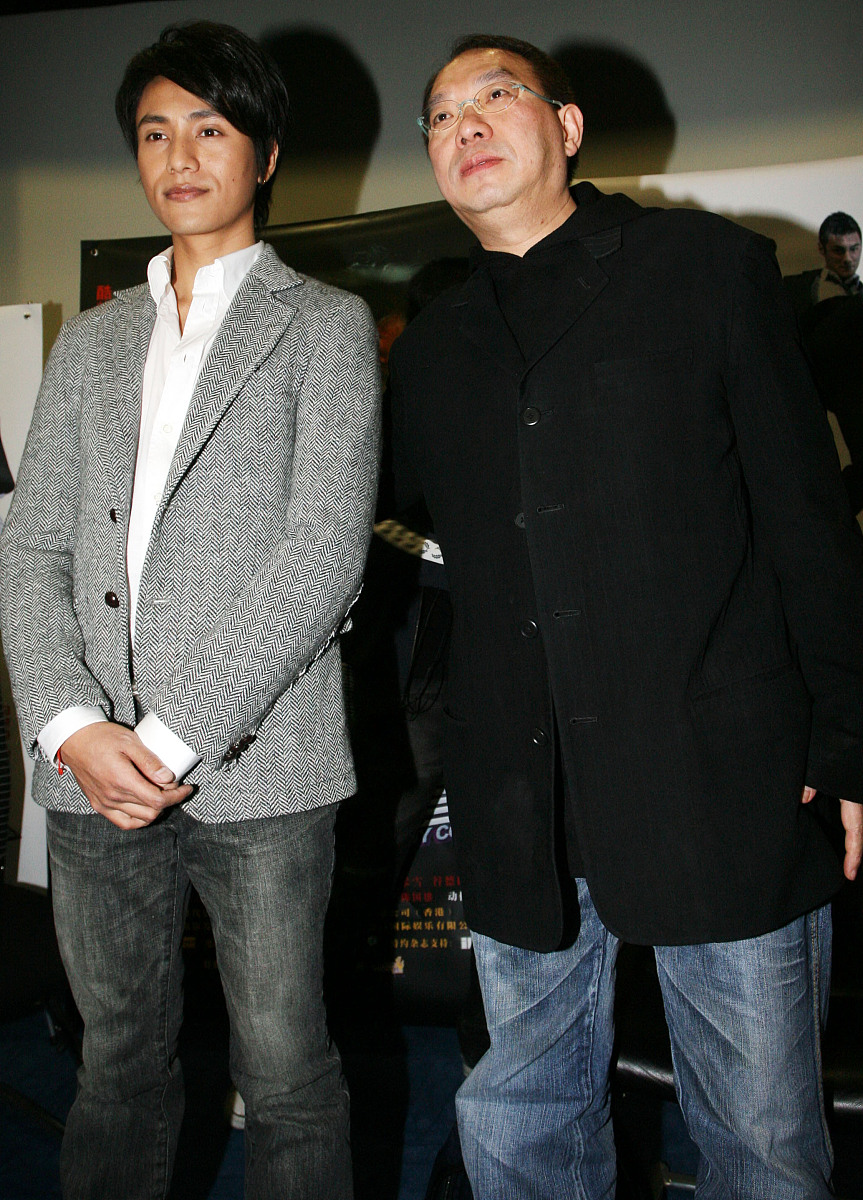2008年2月18日,北京,电影《花花型警》看片会,导演马楚成,主演陈坤出