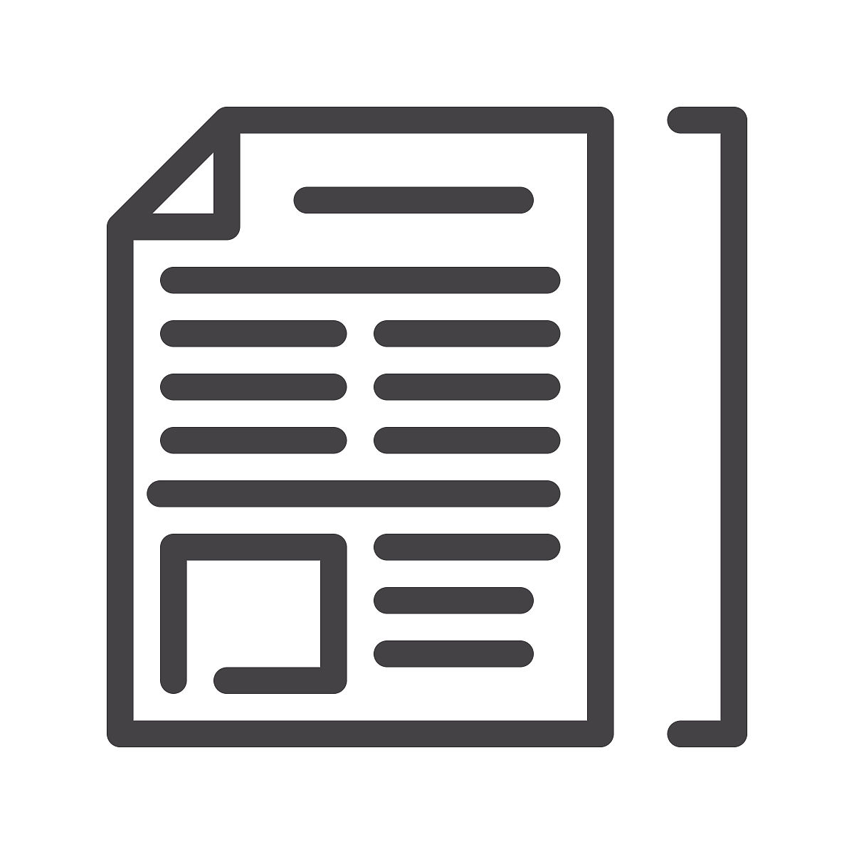 article line icon
