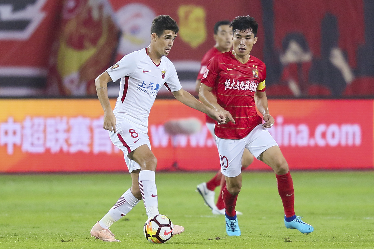2018中超第28轮:广州恒大淘宝4-5上海上港
