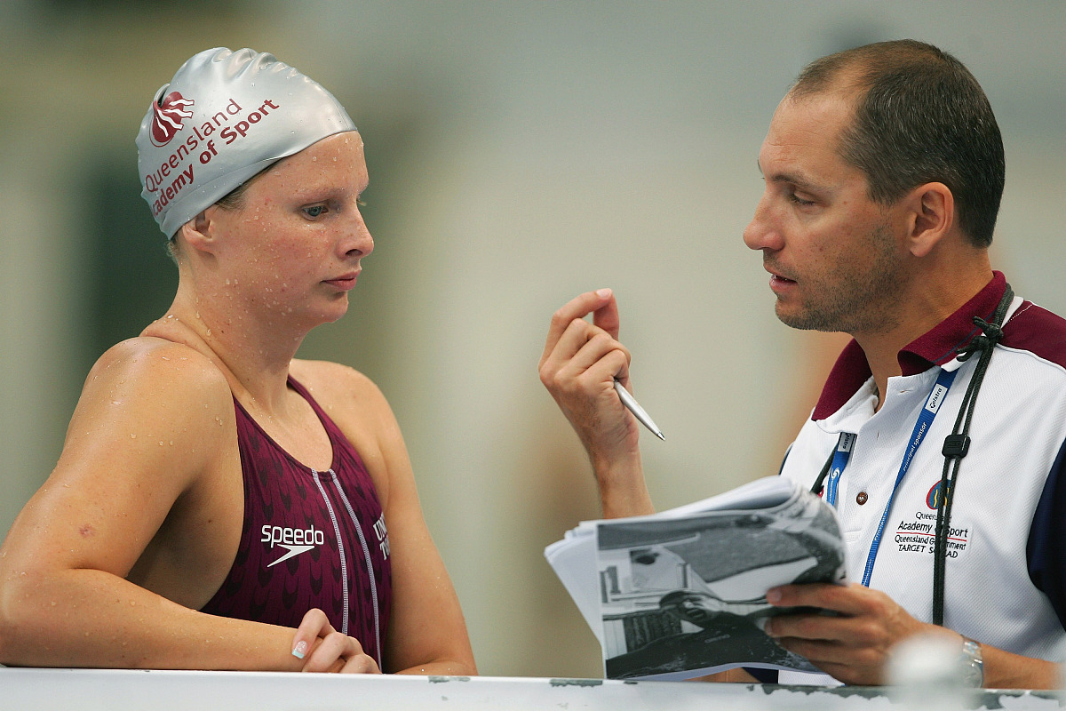 sydney, australia - november 19: leisel jones of australia talks
