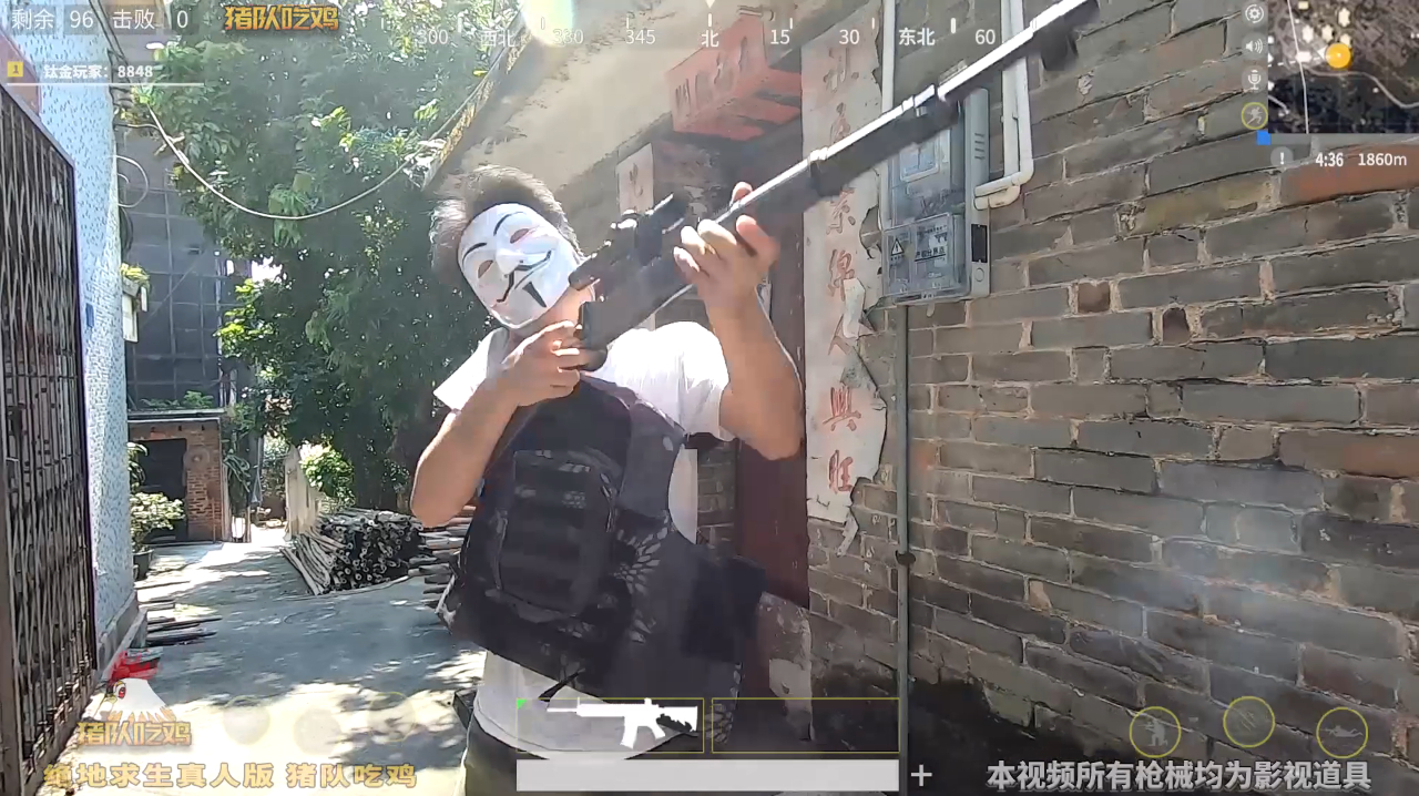 真人版吃鸡:丧尸模式新BUG吗?丧尸捡空投,二级头堵门卡丧尸?