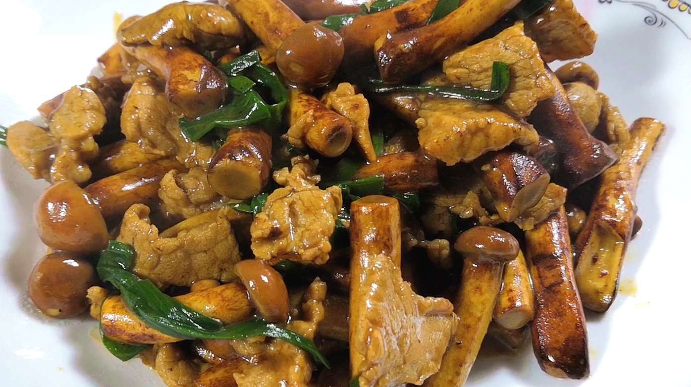 自从学会松茸炒肉片好吃的窍门,天天吃都不腻,饭店都很少去了