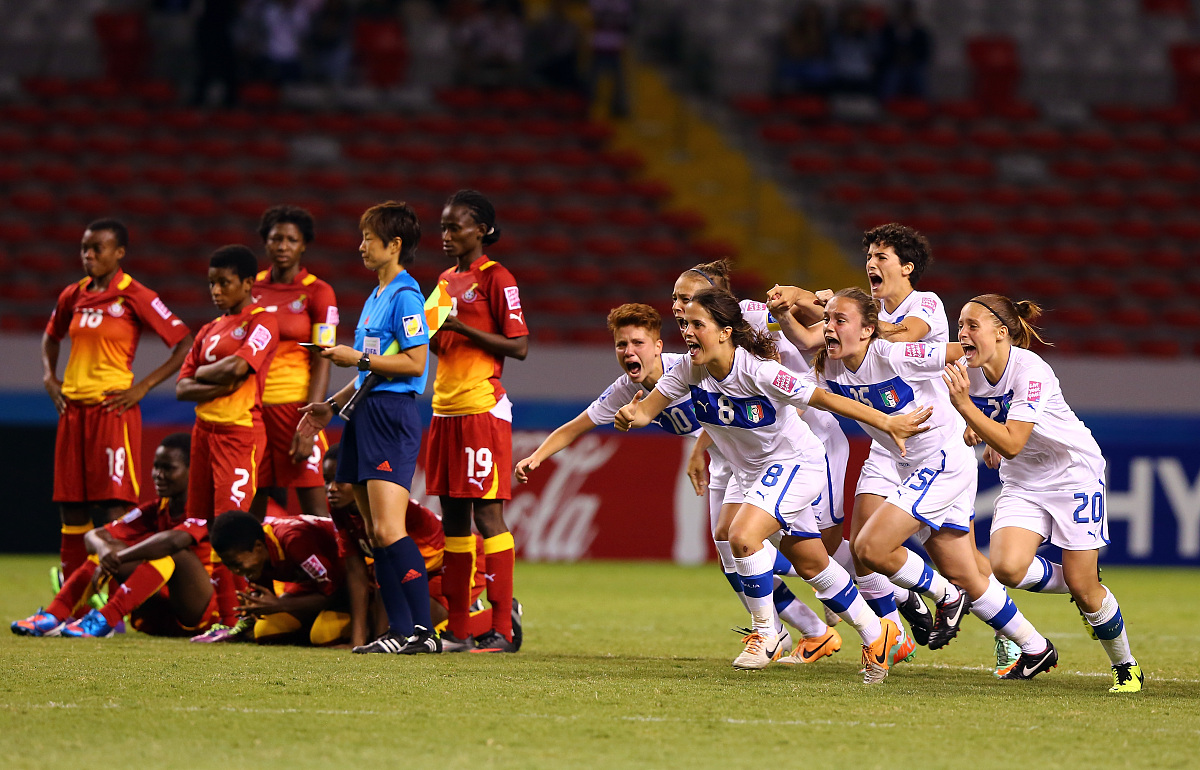 2014年3月27日,哥斯达黎加,2014女足u17世界杯1/4决赛,意大利vs加纳.*