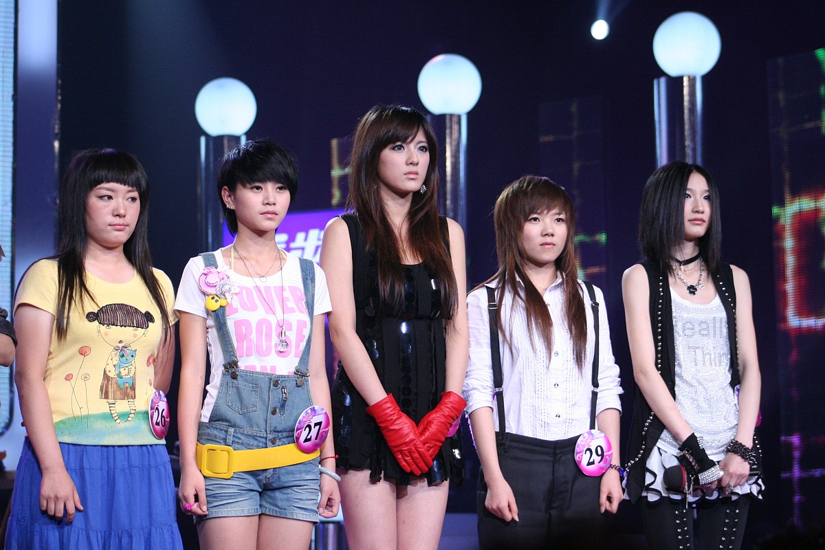 2009年6月18日,湖南长沙,快乐女声60进20第2场.***_***+++_+++选秀,