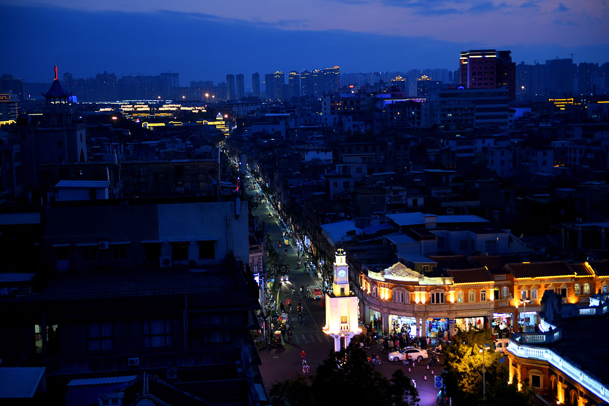 2019年2月13日,福建泉州地标"钟楼".位于古城区东西街和中山路顶交叉