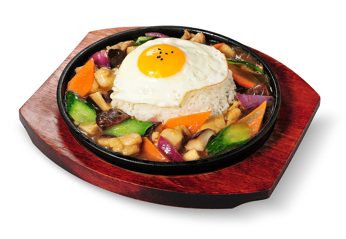 铁板饭,铁锅饭,多种类高清美食素材.